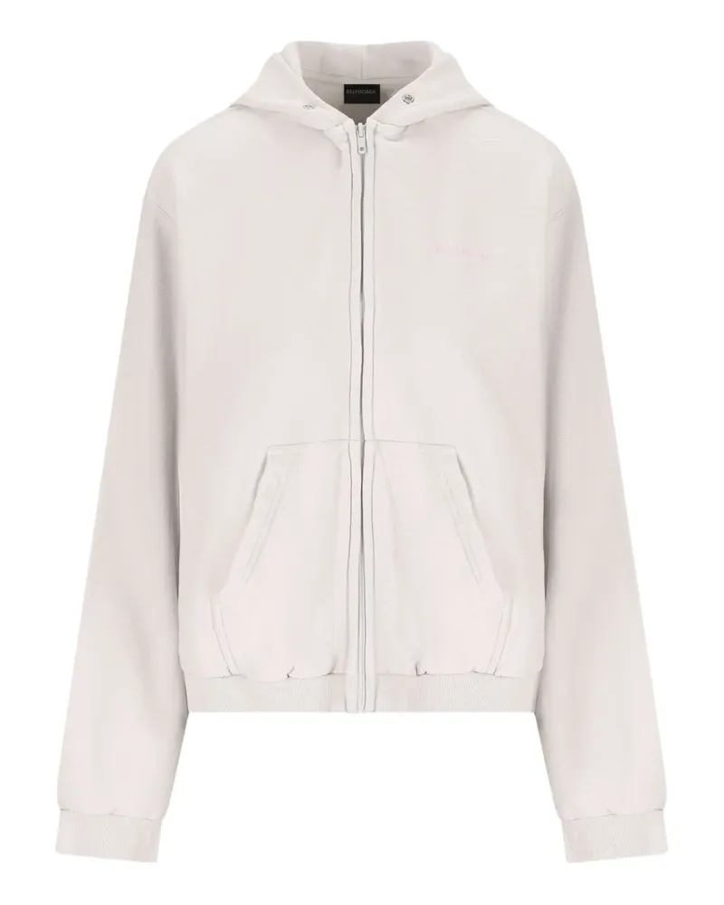 Balenciaga zip-up hoodie - Nude Nude