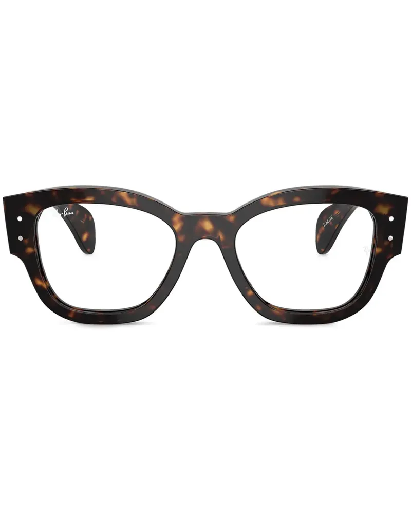 Ray Ban Jorge Brille mit eckigem Gestell - Braun Braun