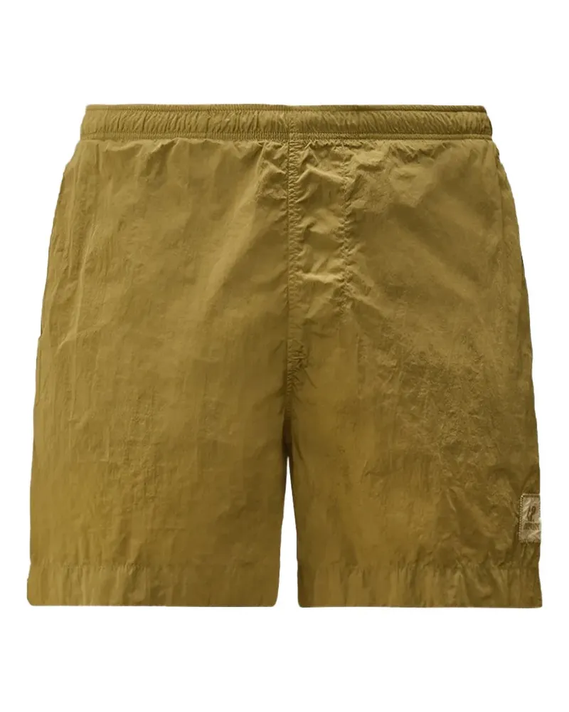 C.P. Company logo-patch swim shorts - Grün Grün
