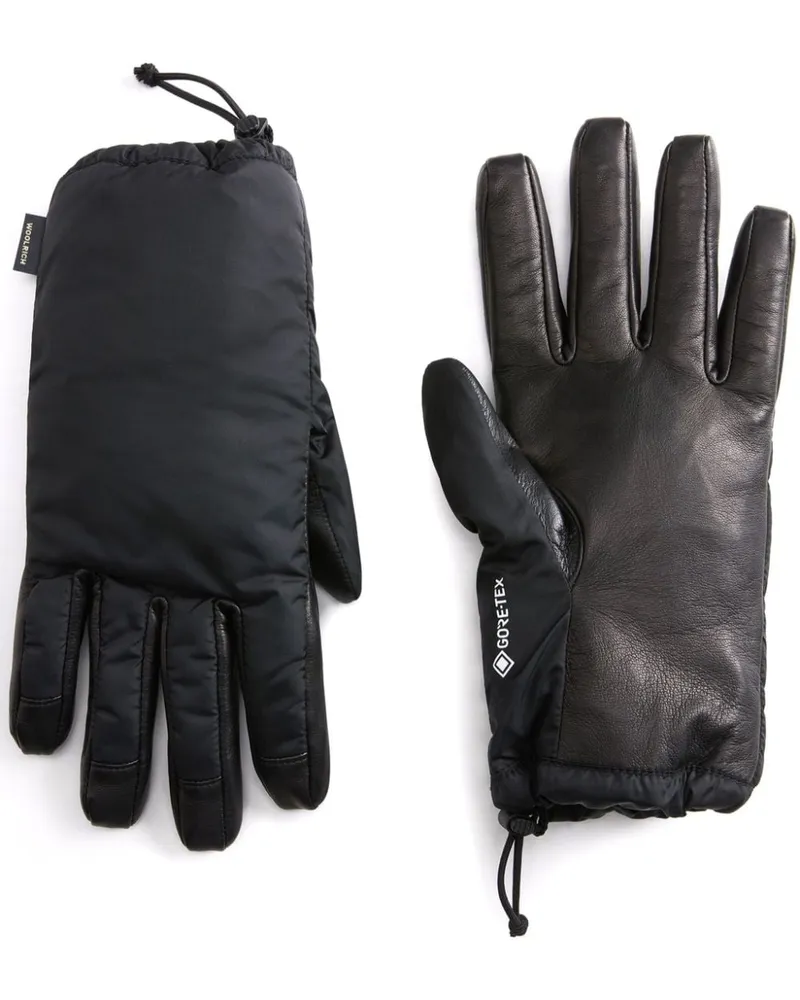 Woolrich Wattierte GORE-TEX Handschuhe Schwarz