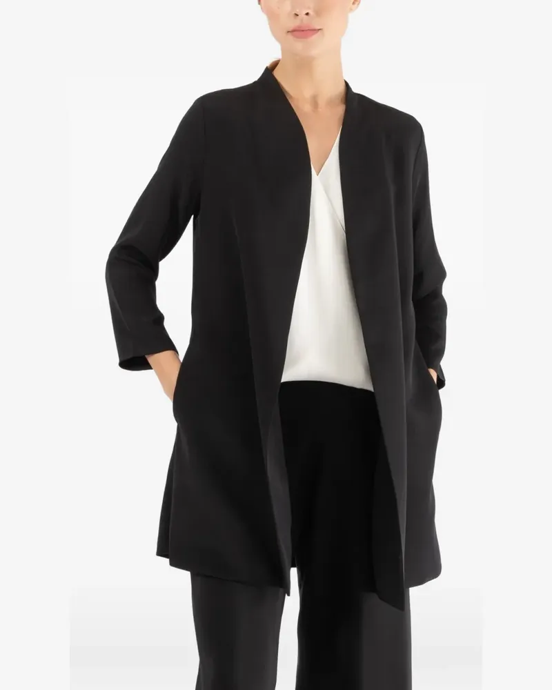 Peter Cohen Dear open-front coat - Schwarz Schwarz