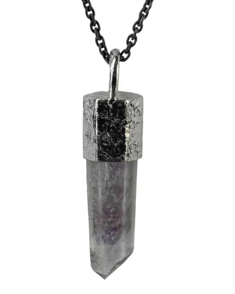 Parts Of Four sterling silver Talisman Amethyst necklace - Silber Silber