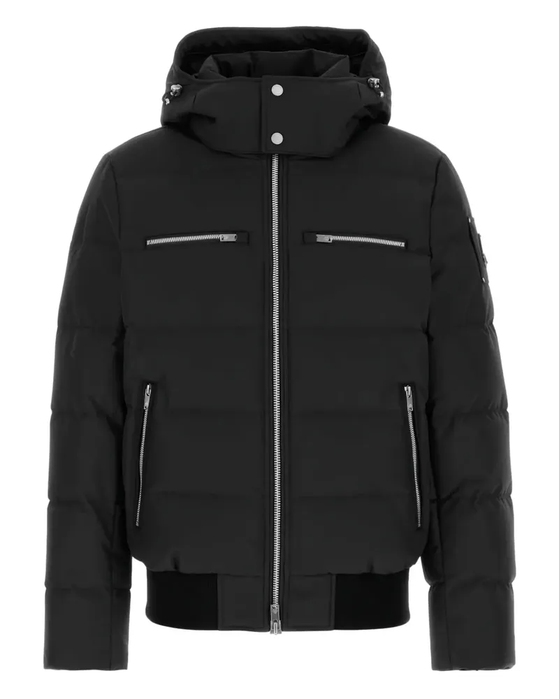 Moose Knuckles Cloud hooded bomber jacket - Schwarz Schwarz