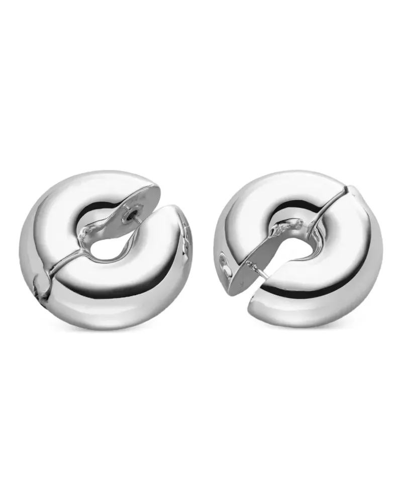 UNCOMMON MATTERS Stratus hoop earrings - Silber Silber
