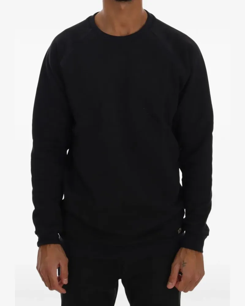 Daniele Alessandrini Sweatshirt mit Raglanärmeln - Schwarz Schwarz