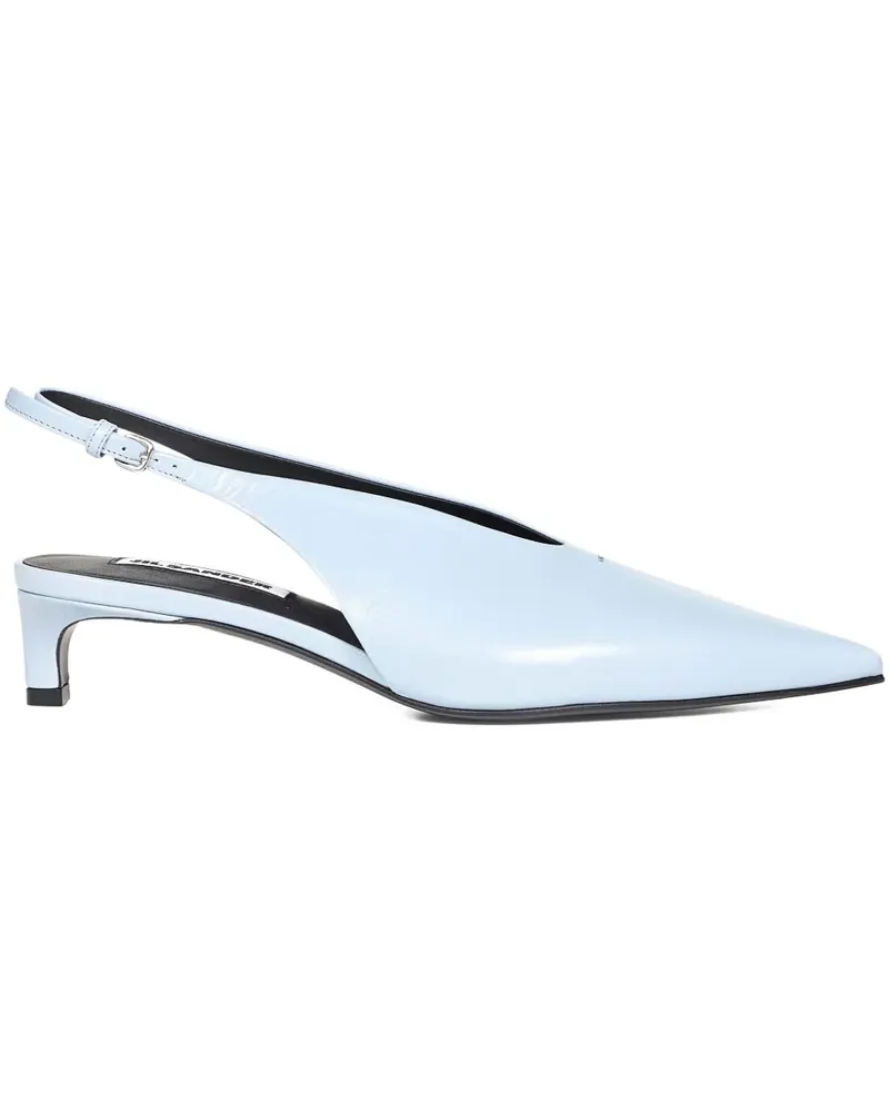 Jil Sander adjustable strap pointed pumps - Blau Blau
