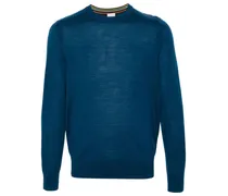 Fein gestrickter Pullover aus Merinowolle