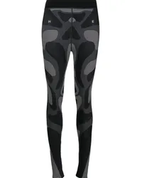 Heliot Emil Leggings mit Kontrastbund Schwarz