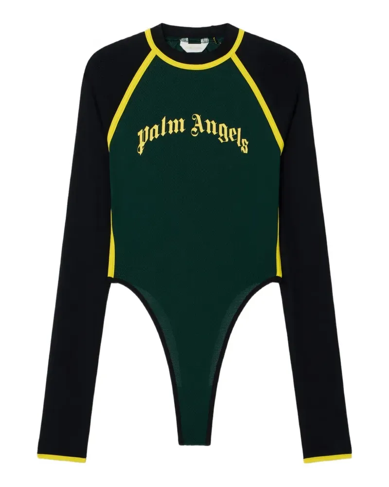 Palm Angels Langärmeliger Body - Schwarz Schwarz