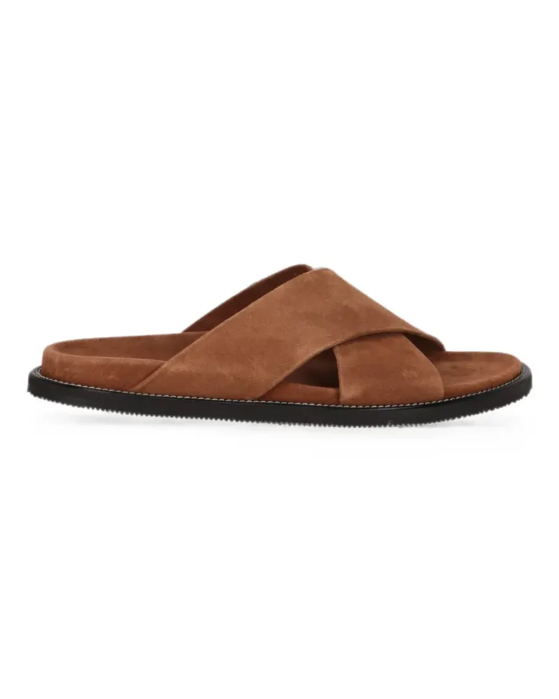 Todd Snyder + Champion criss-cross strap sandals - Braun Braun