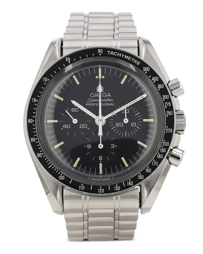 Omega 1990s Speedmaster 42mm watch - Schwarz Schwarz