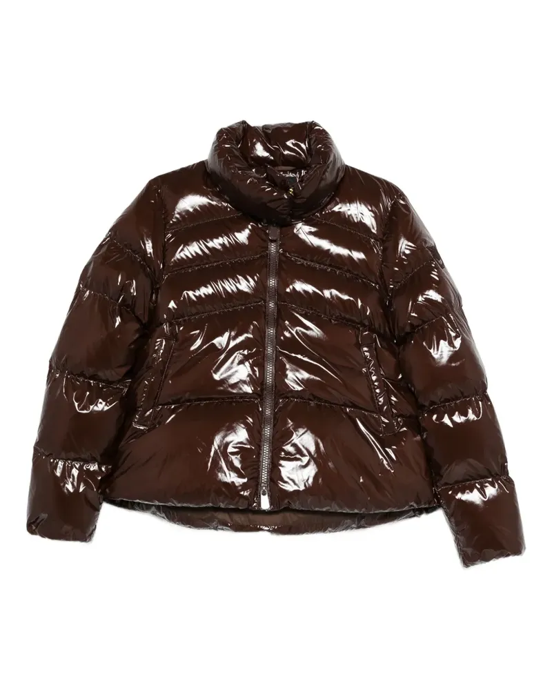 Pinko Gesteppte Jacke mit Glanzoptik - Braun Braun