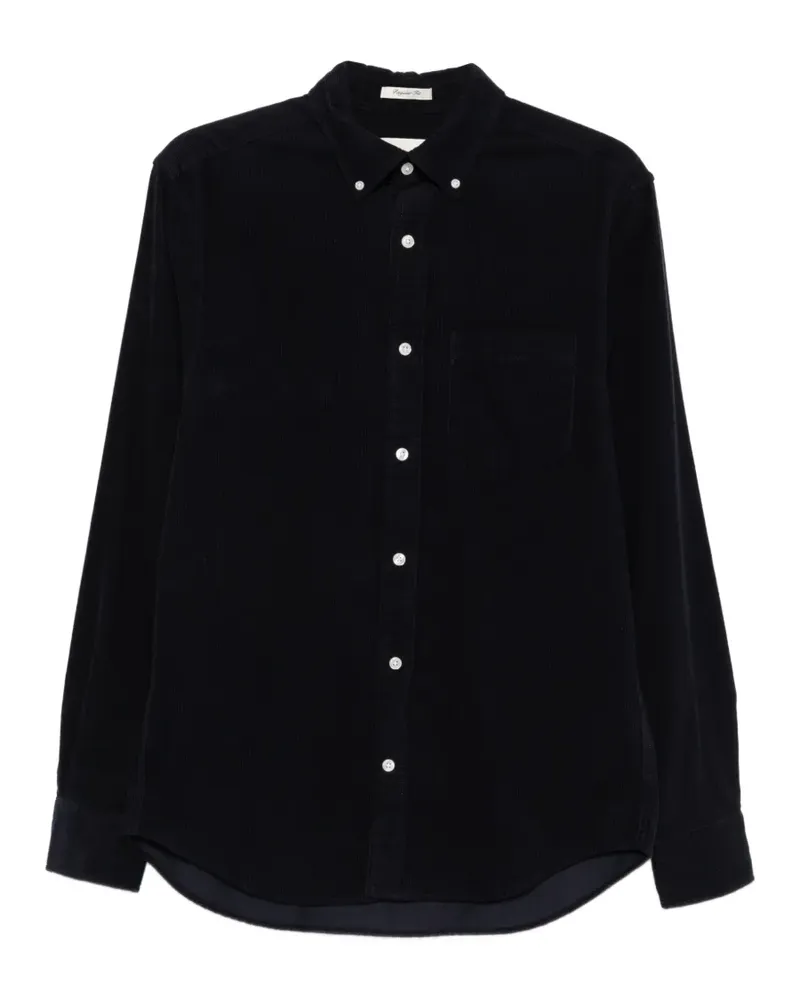 Gant Hemd mit Cord-Tasche an der Brust - Blau Blau