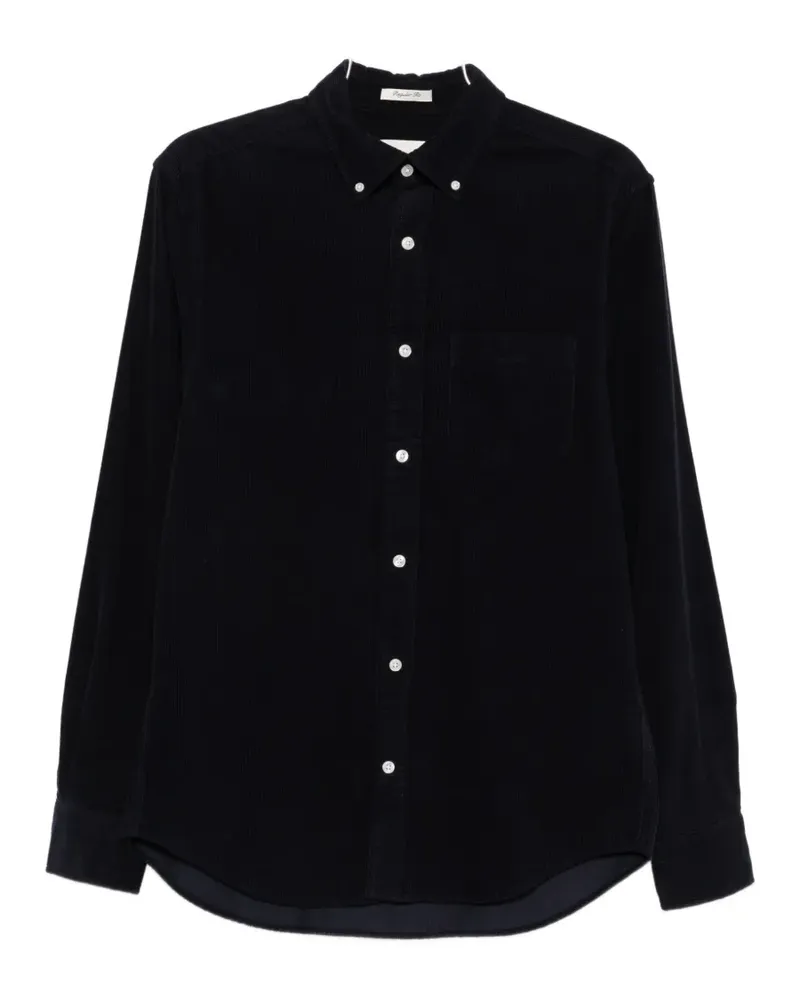 Gant Hemd mit Cord-Tasche an der Brust - Blau Blau