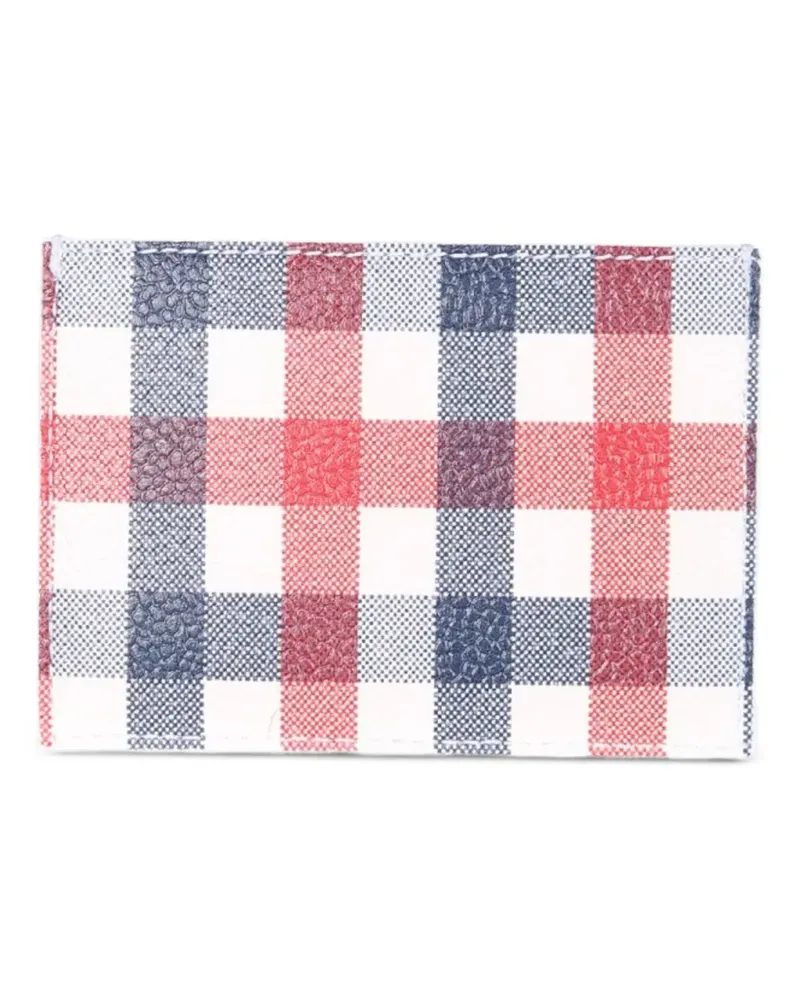Thom Browne Kartenetui mit Logo - Weiß Weiß