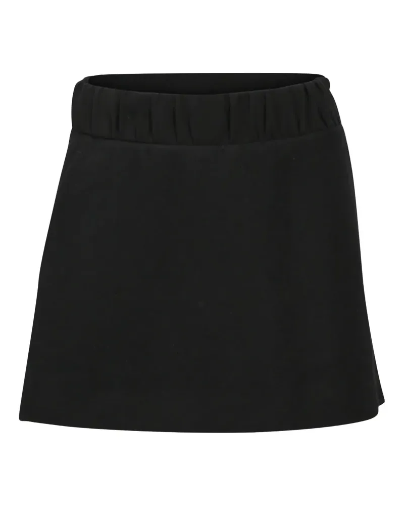 Neil Barrett gartered waist A-line skirt - Schwarz Schwarz