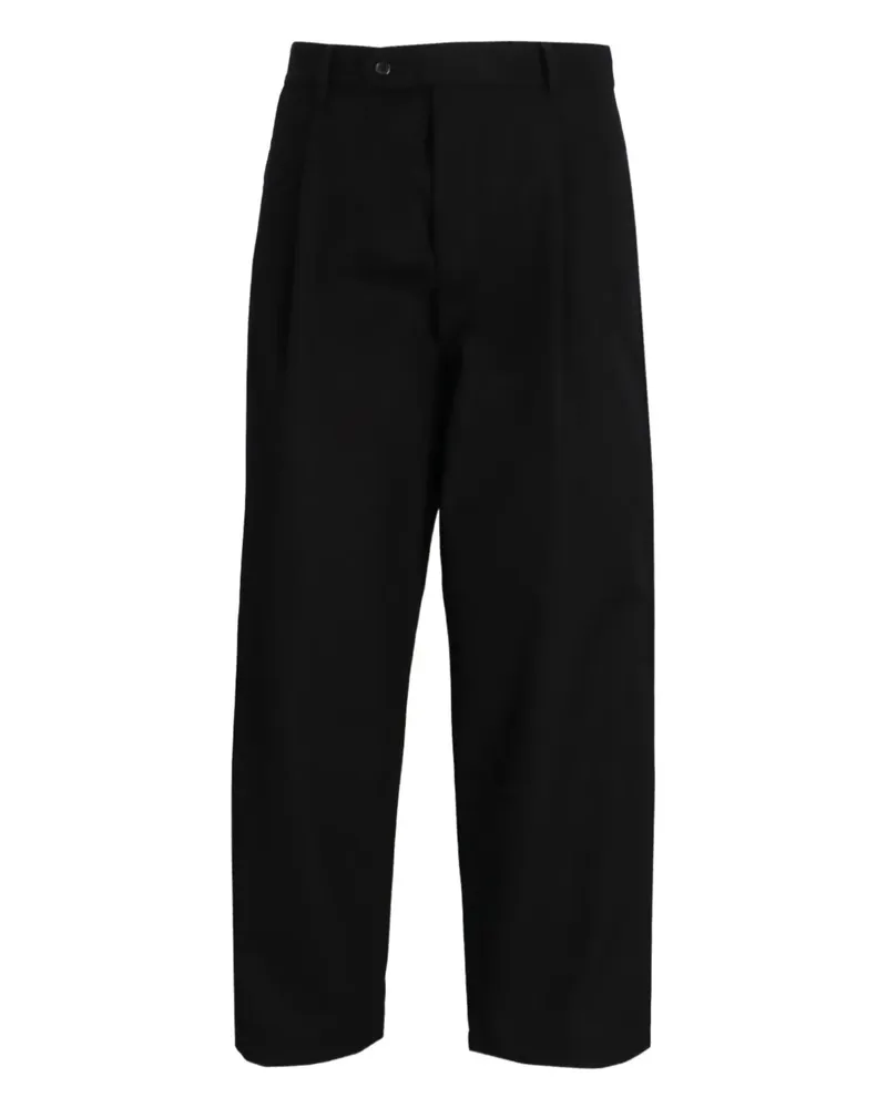 Moschino Hose mit Bundfalten - Schwarz Schwarz