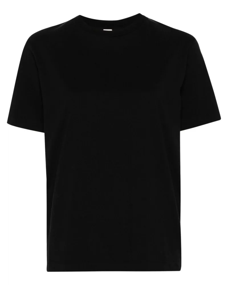 Totême T-Shirt aus Bio-Baumwolle - Schwarz Schwarz