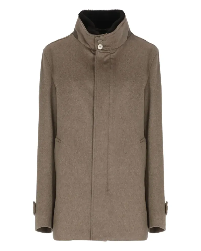 Herno cashmere coat - Braun Braun