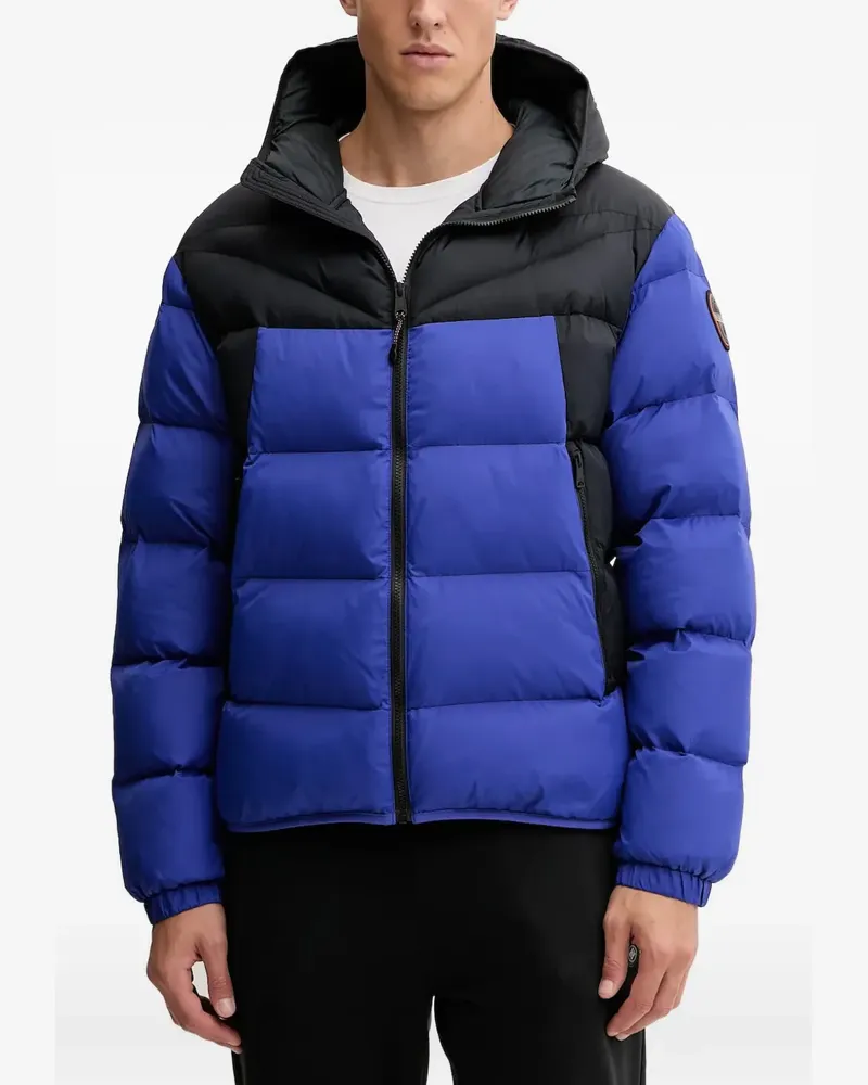 Napapijri Gesteppte Molveno Kapuzenjacke - Blau Blau