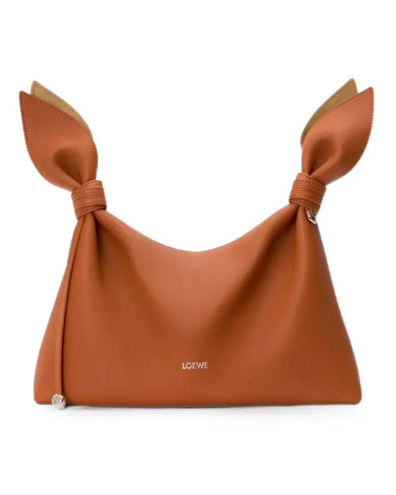 Loewe medium Scarf knot-detail cross body bag - Braun Braun