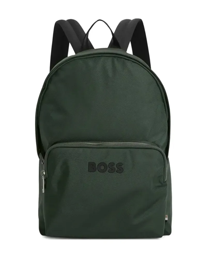HUGO BOSS Catch logo-patch backpack - Grün Grün