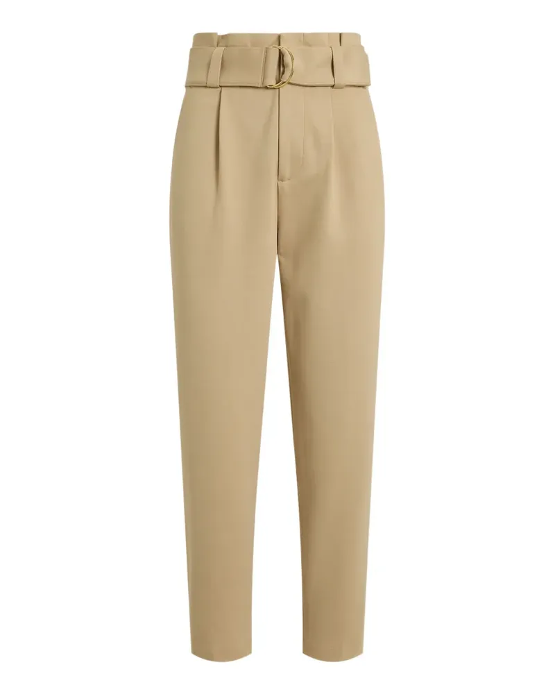 Ralph Lauren Hose mit Paperbag-Taille - Nude Nude