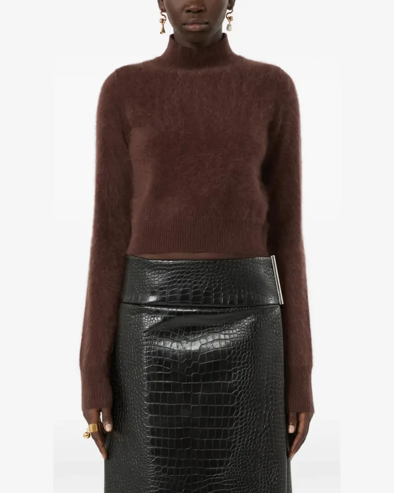 SPORTMAX mock-neck sweater - Braun Braun