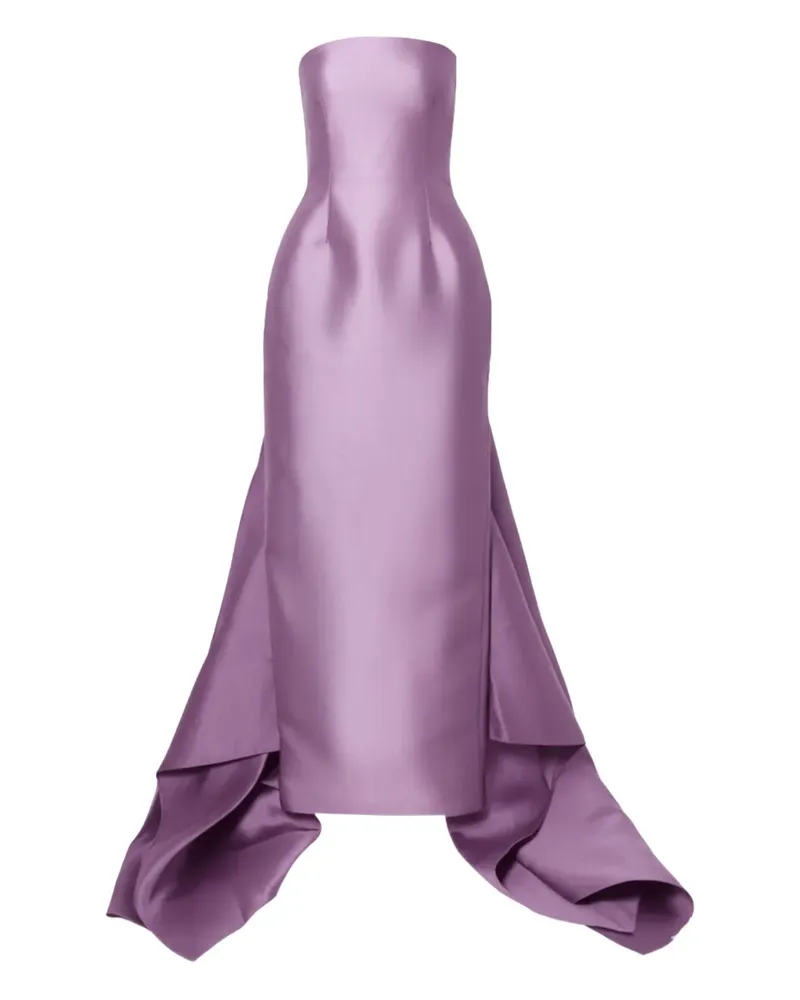 Solace London Imani strapless train maxi dress - Violett Violett