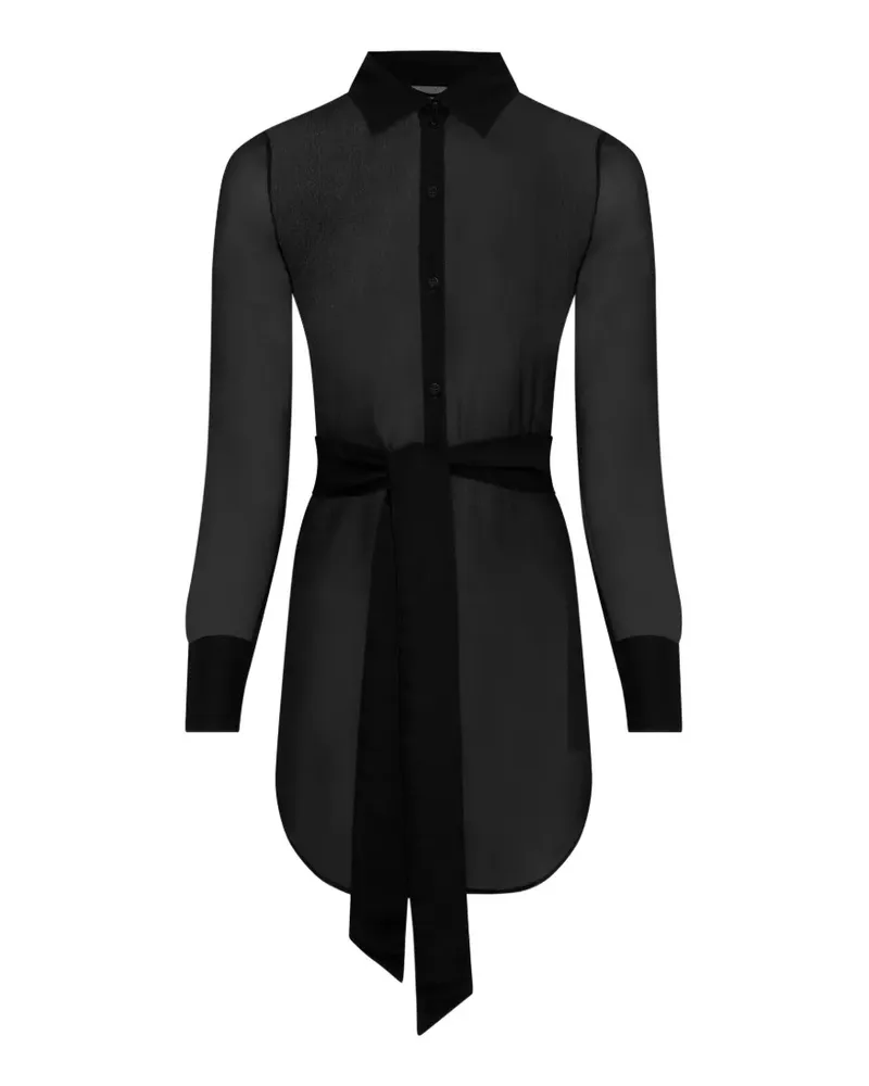 Maison Close Fever Hemdkleid - Schwarz Schwarz