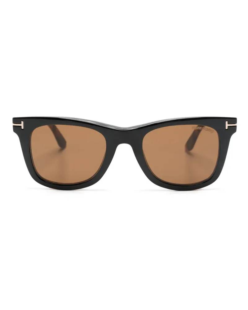 Tom Ford Brille mit getönten Clip-On-Gläsern - Schwarz Schwarz