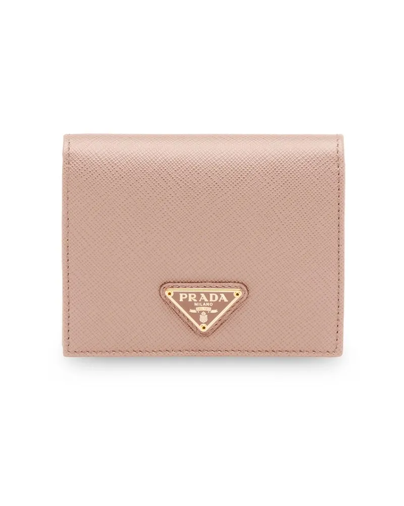 Prada Kleines Saffiano-Portemonnaie - Rosa Rosa