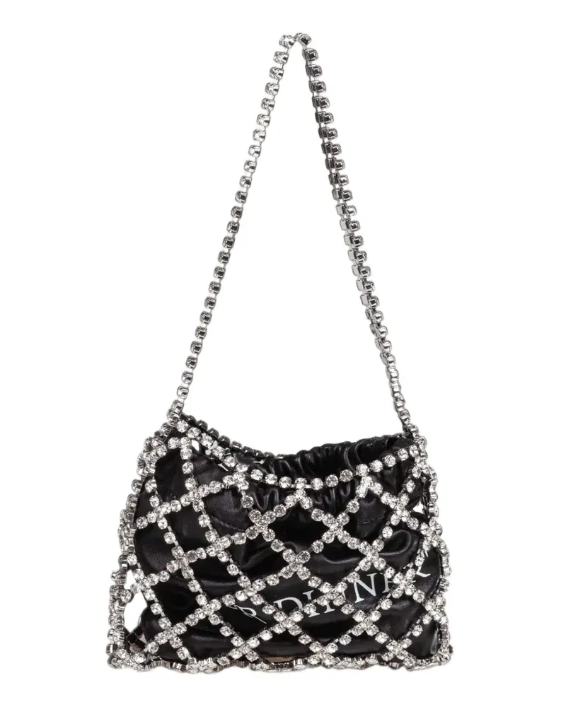 OFF-WHITE For Dinner Schultertasche mit Strass - Schwarz Schwarz