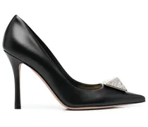 One Stud Pumps mit Nieten 100mm - Schwarz