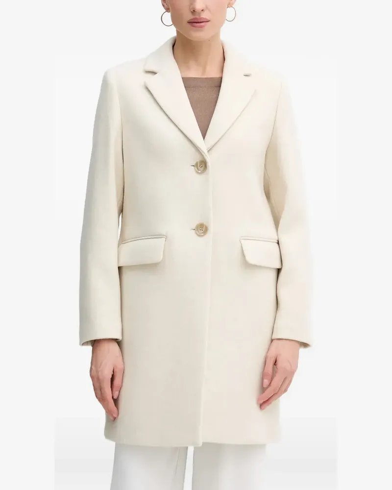 Sisley single-breasted coat - Nude Nude