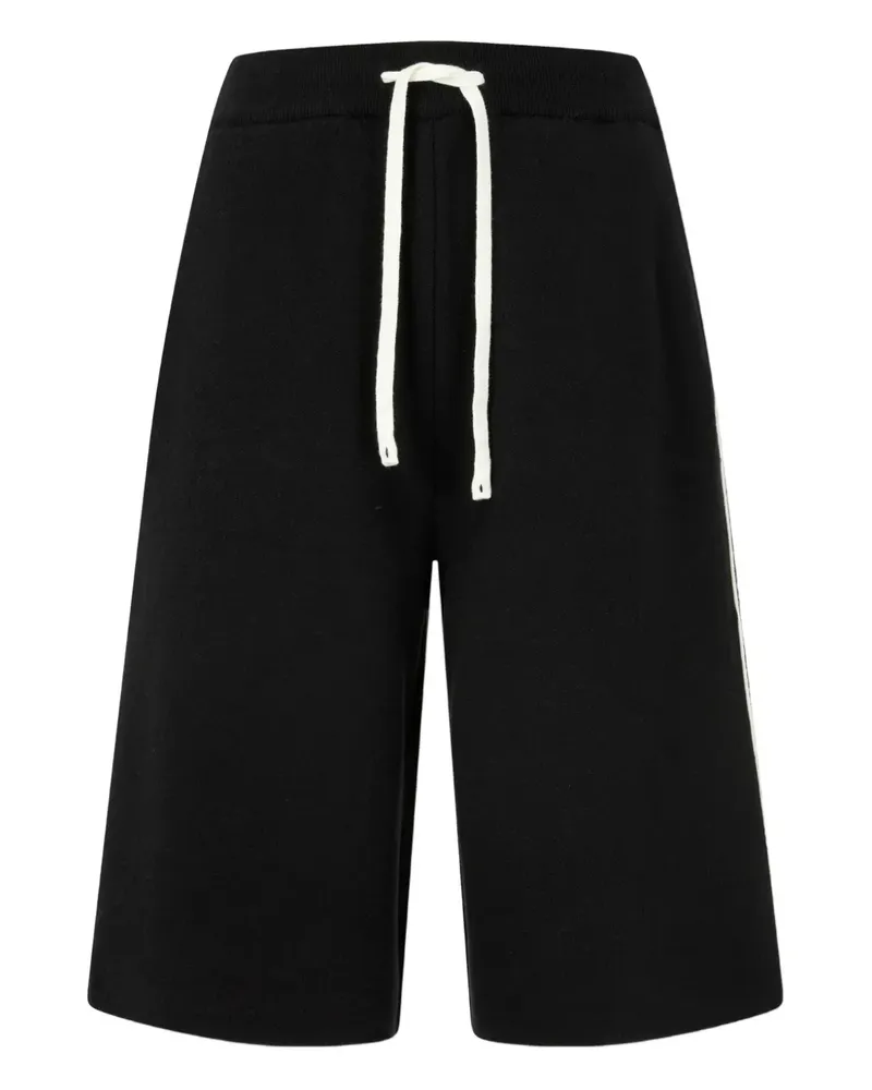 STUDIO TOMBOY Shorts mit Kordelzug - Schwarz Schwarz
