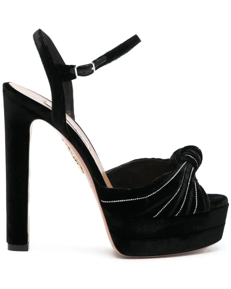 Aquazzura Atelier Pumps 130mm - Schwarz Schwarz