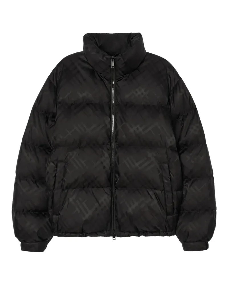 Burberry Karierte Highlands Steppjacke - Schwarz Schwarz