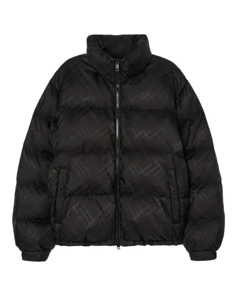 Burberry Karierte Highlands Steppjacke - Schwarz Schwarz