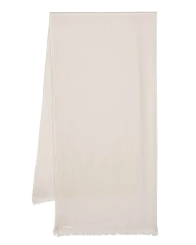 Isabel Marant Kaschmirschal mit ausgefransten Kanten - Nude Nude