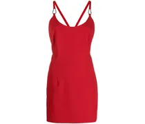 Minikleid mit Karabinerhaken - Rot