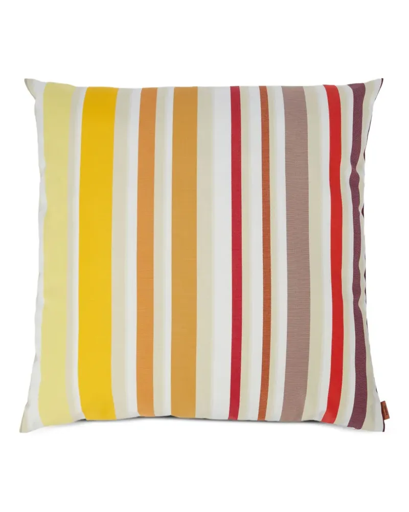 Missoni Home Gestreiftes Biarritz Kissen - Weiß Weiß