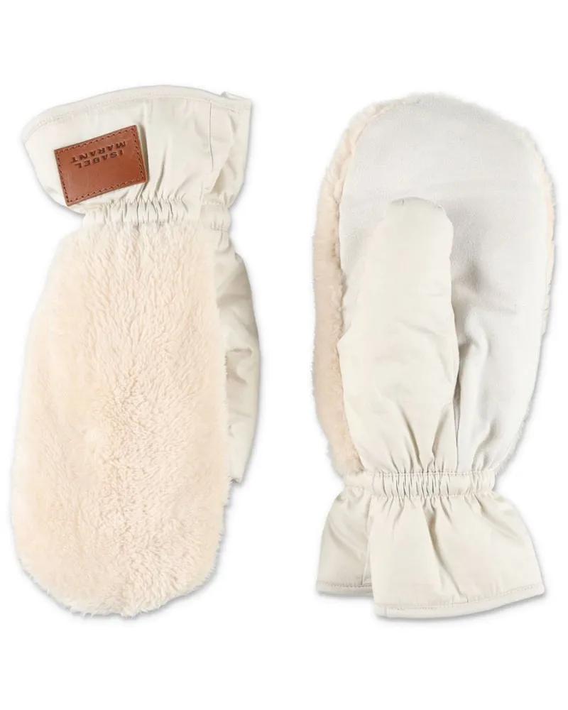 Isabel Marant Barka Handschuhe - Nude Nude