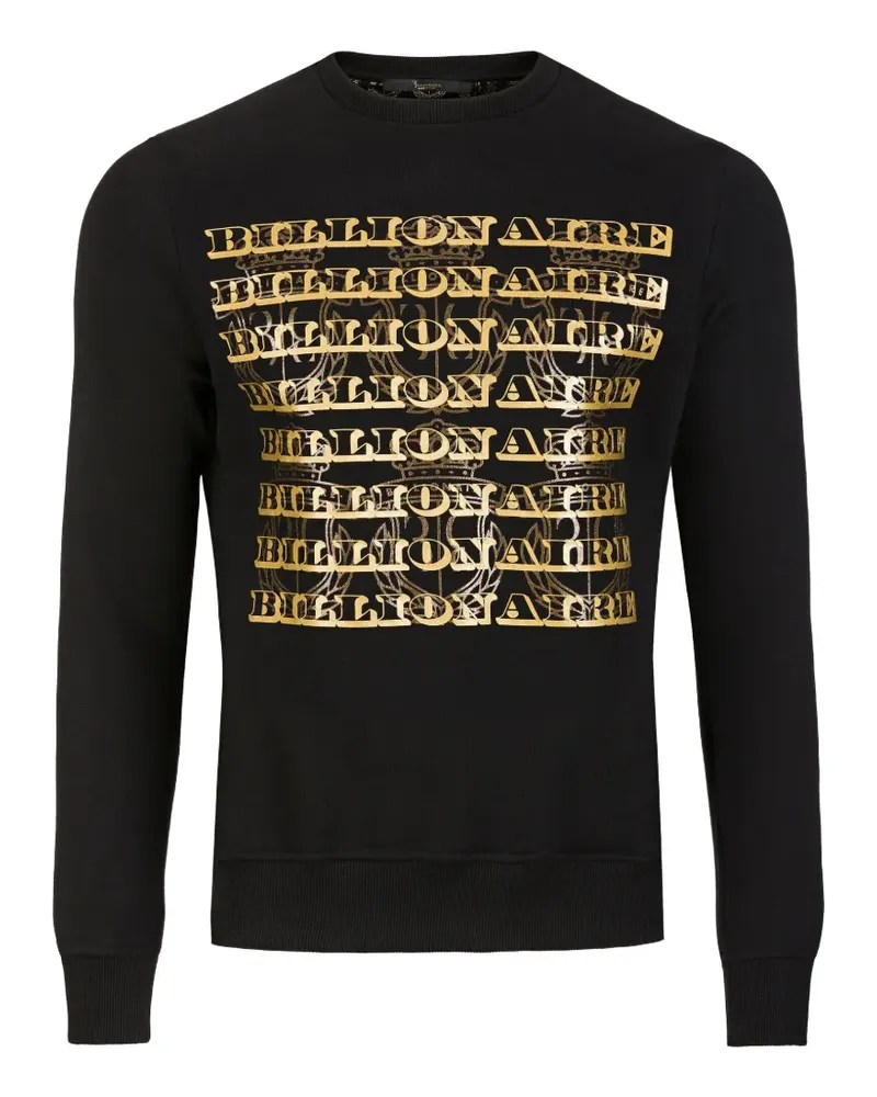 Billionaire Colin text-print sweatshirt - Schwarz Schwarz