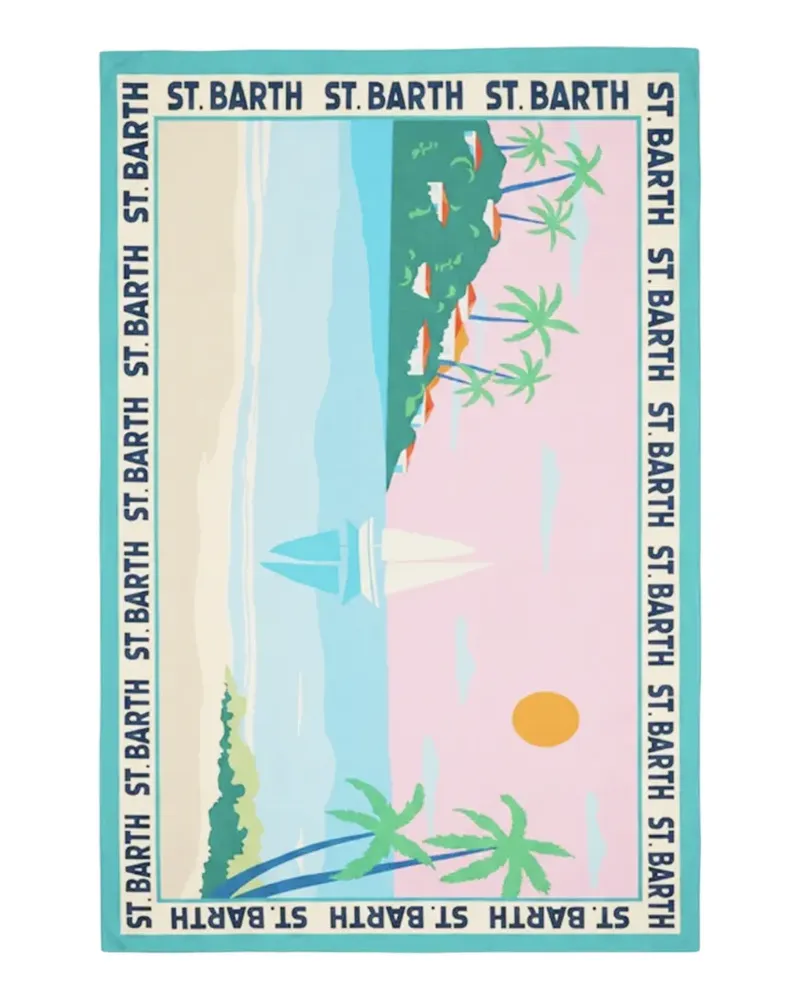 MC2 Saint Barth Rock mit grafischem Print - Blau Blau