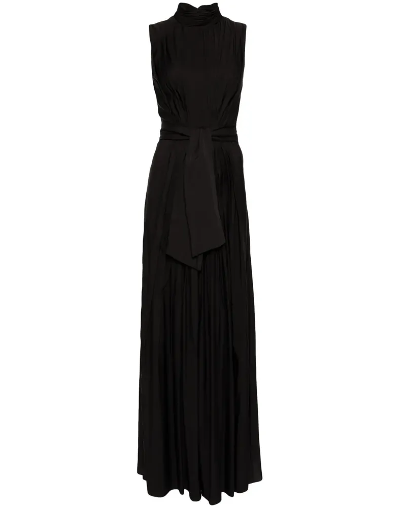 Saiid Kobeisy Jumpsuit aus Satin - Schwarz Schwarz