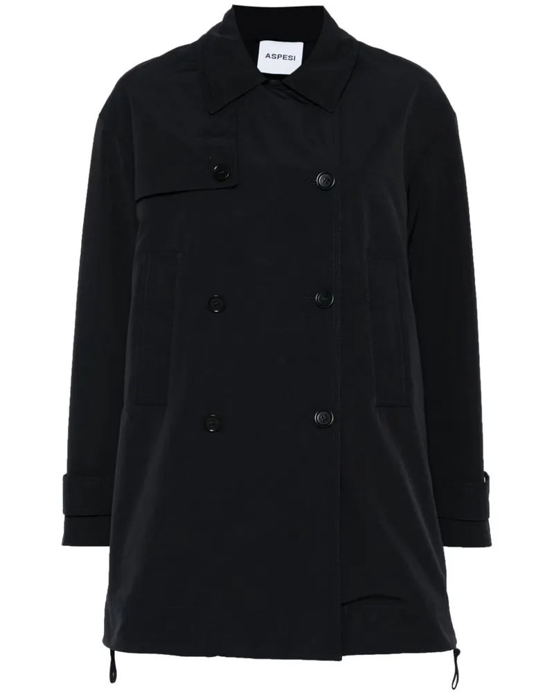 ASPESI Scarlett Trenchcoat - Blau Blau
