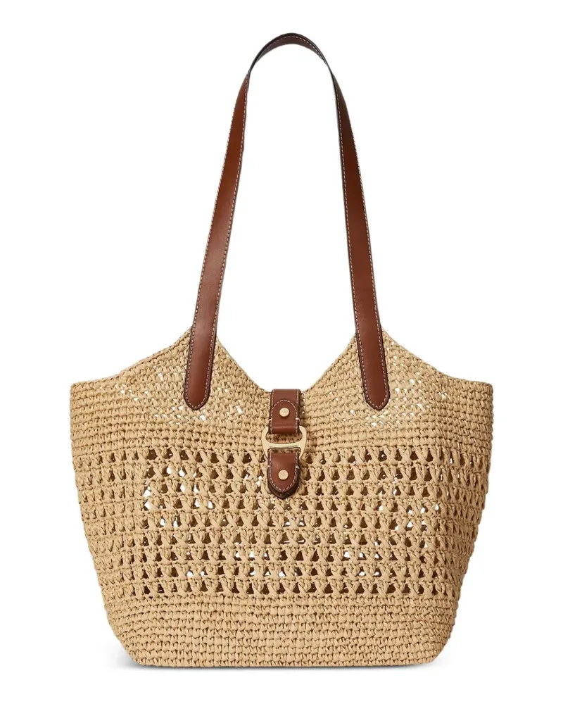 Ralph Lauren large Tasha tote bag - Nude Nude