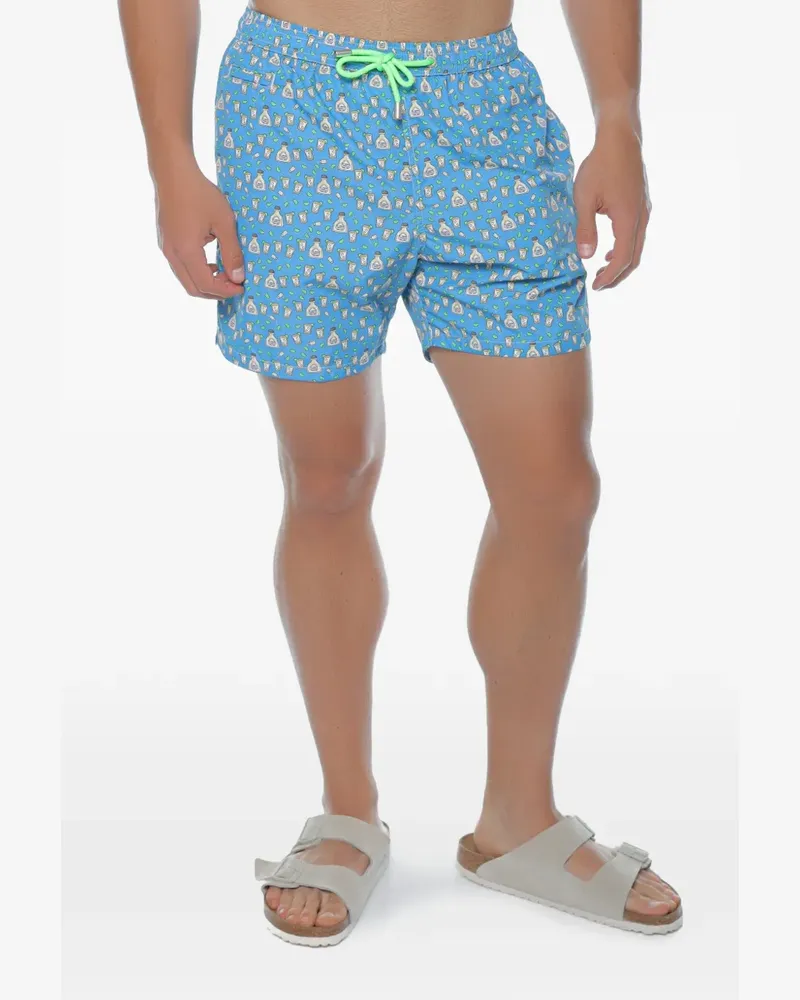 MC2 Saint Barth Lighting tequila-print swim shorts - Blau Blau