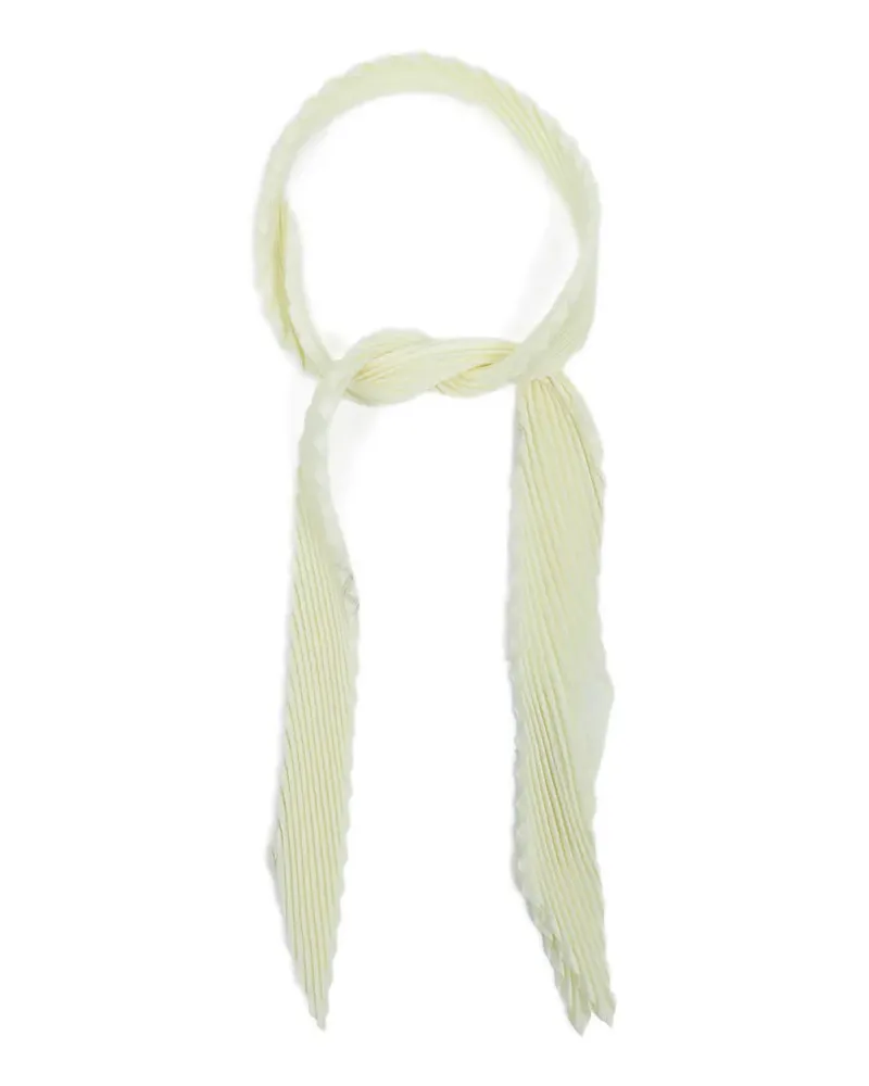 Issey Miyake pleated scarf - Weiß Weiß